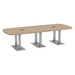 PALAR7637N - 10ft. Arena Conference Table with Brushed Palmer Base