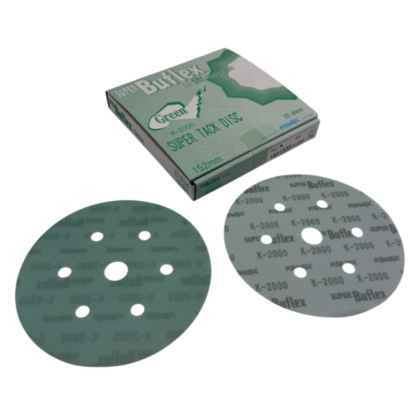 6" Dry S Tach Buflex Disc Green