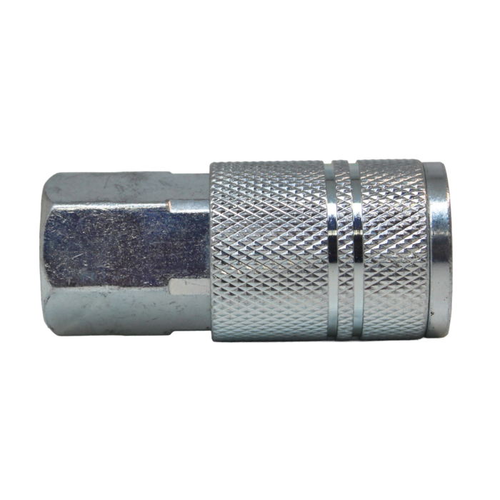 8-Ball Steel Coupler (3/8" Body, 1/4" Female NPT) Bulk Packed