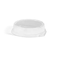 10.25" CLEAR PLASTIC DOME LID FOR 81410 BLACK PLASTIC PLATE, 200/CS  89044