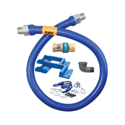 Dormont Manufacturing 16125BPQR48PS Dormont Blue Hose Moveable Gas Connector 1-1/4" Dia.