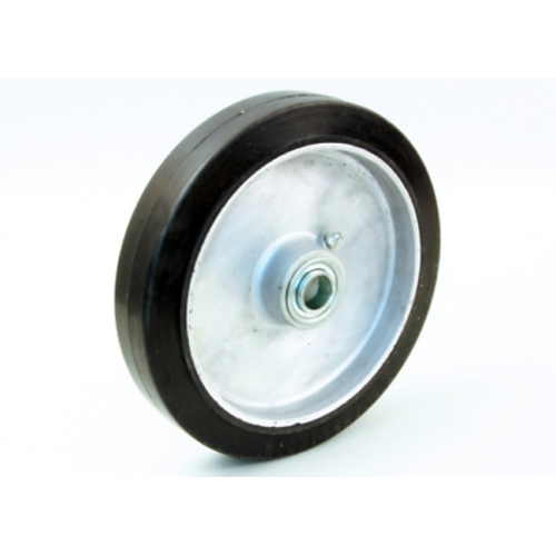 8"X1 5/8" Rubber Wheel (Qba) W/3/4 Brgs(
