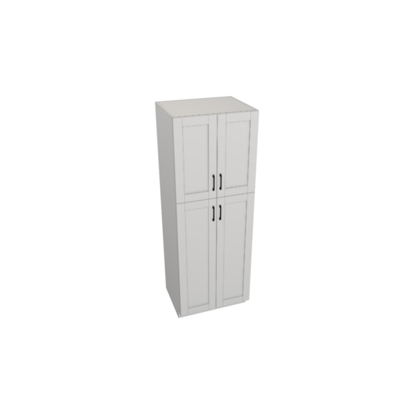 Hampton Pure White Box  Utility Cabinet Kit - 30” X 84”H X 24”D