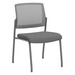 88714 - DAISY GUEST CHAIR- GRAY AND CHARCOAL