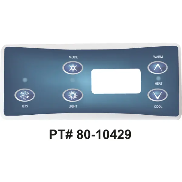 5 Button Balboa Series VL701S Topside Overlay