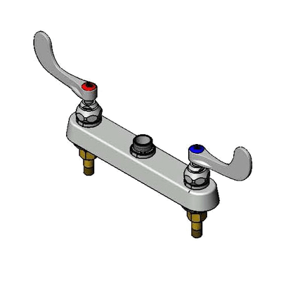 T&S Brass B-1120-LN-WH4 Faucet Workboard 8" C/C
