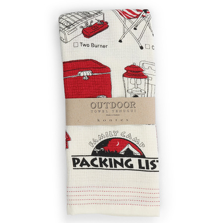 Tea Towel - Family Camping