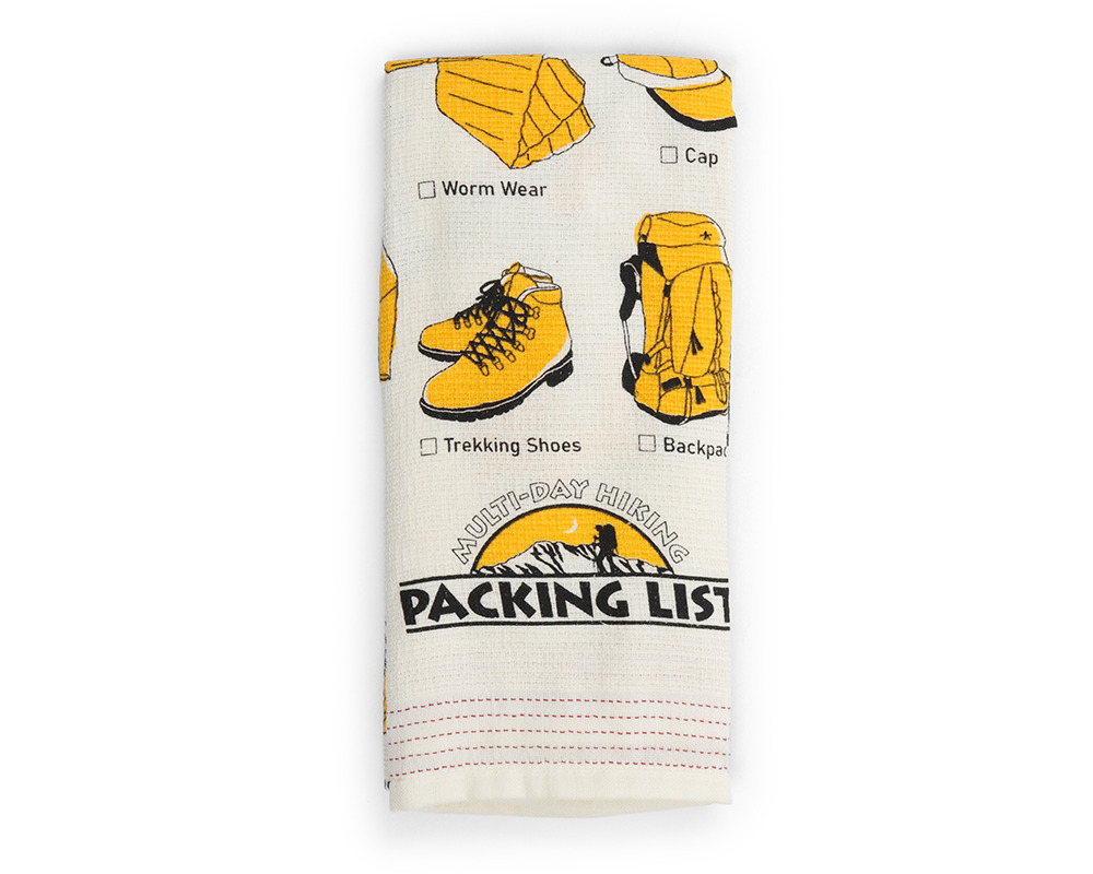 Tea Towel - Hiking