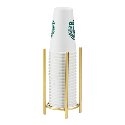 Cal-Mil 3716-46 5" dia. x 8-1/2"H Mid-Century Cup/Lid Organizer