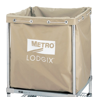 Metro LXHR-NB Vinyl-Coated Nylon Laundry Bag-Lodgix Houserunner Carts