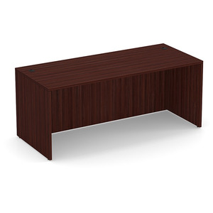 PL105 30"X71" DESK SHELL - Mahogany