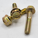 M8 - 1.25 X 40MM DIN 6921 HEX FLANGE SCREW 10.9 ZINC YELLOW
