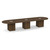  14' Classic Racetrack Conference Table with Cube Base - Modern Walnut
