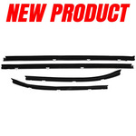 Window Felt Beltline Weatherstrips - Front & Rear