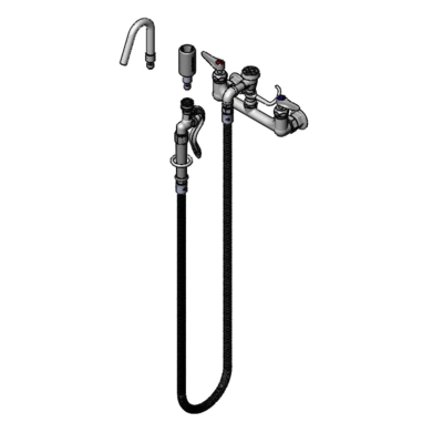 T&S Brass B-0613 Pot Filler Faucet Wall Mount