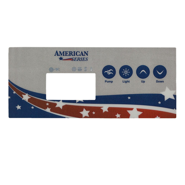 Dynasty K19 4-Button American Logo Overlay 12628