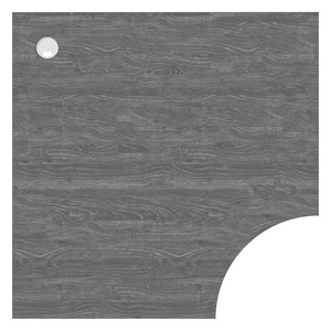 PLT3636 36" x 36" CORNER WORK SURFACE - Newport Gray