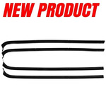 Window Felt Beltline Weatherstrips - 4 Piece Set