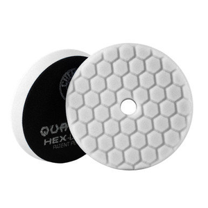 6" White Hex-Logic Quantum Light-Medium Polishing Pad