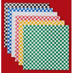 12 X 12" BLUE CHECKERED SANDWICH WRAP, 6000/CA (FIS 1614)