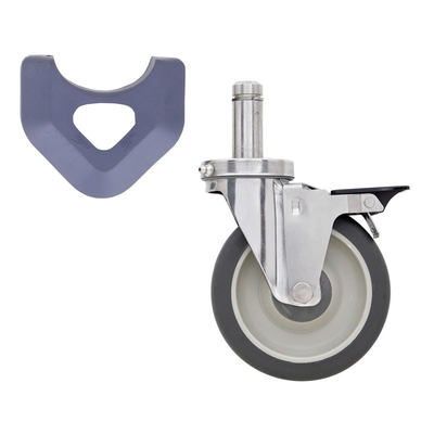Metro 5MPBXGSA Stainless Steel Cart-Washable Stem Caster Brake
