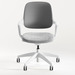 17811 KONFURB NIRO TASK CHAIR - White and Gray