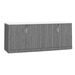 PL113 35"W DOUBLE DOOR CABINET- Newport Gray