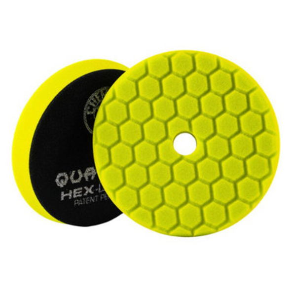 6" Yellow Hex-Logic Quantum Heavy Cutting Pad
