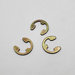 ROTOR CLIP E-50 ST ZD -REF- 1/2" SHAFT 0.392" FREE TYPE E EXTERNAL RETAINING RING 1070 - 1090 STEEL MECHANICAL ZINC YELLOW