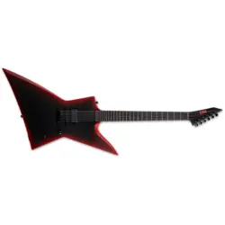 EXL BLACK METAL BLACK RED BURST SATIN