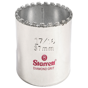 STARRETT KD0176-N 1-7/16 (37mm) Diamond Grit Hole Saw