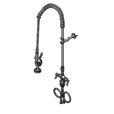 T&S Brass B-0113-CR-V-B Easyinstall Pre-Rinse Unit Single Deck Mount