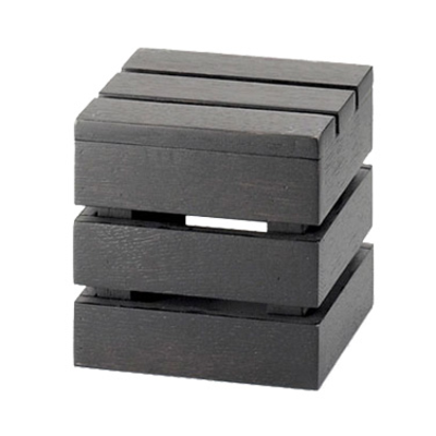 Cal-Mil 1944-6-96 6"W x 6"D x 6"H Midnight Bamboo Crate Riser
