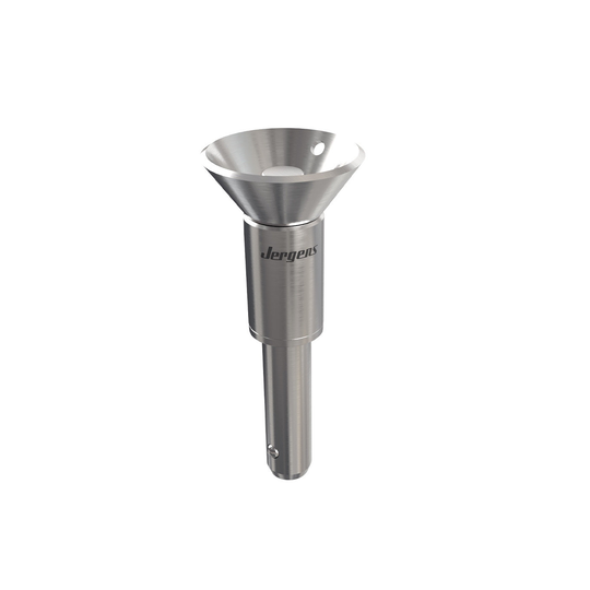 Jergens 883051 KLP, Recessed Button, 3/8 X 1.25 SS