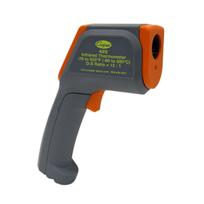 Cooper-Atkins 422-0-8 Gun Style Infrared Thermometer Temperature Range Laser: -76 To 932°F/°C