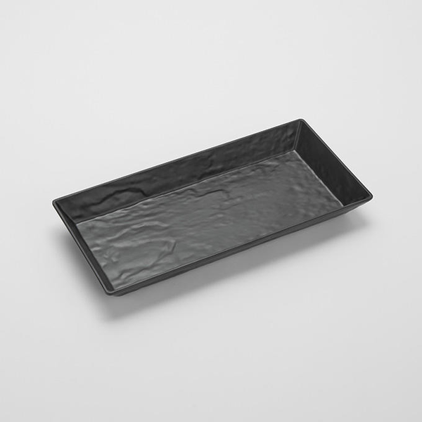 Black Faux Slate Melamine Platters