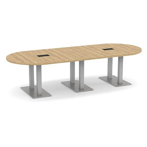 10ft Racetrack, Palmer base Conference Table: ASPEN PALRT3137NAPNBRU