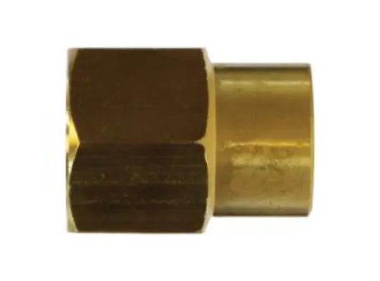 Reducing Coupling, 1 in FNPTF x 3/4 in FNPTF, 1.56 in, Brass
