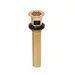 155A-BGPVD: Brushed Gold PO Plug Open Grid (PVD)