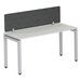PLTPETP 15"H x 64"W PET PRIVACY PANEL - Charcoal
