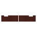 PL38MOD2 PAIR MODESTY PANELS- MAHOGANY