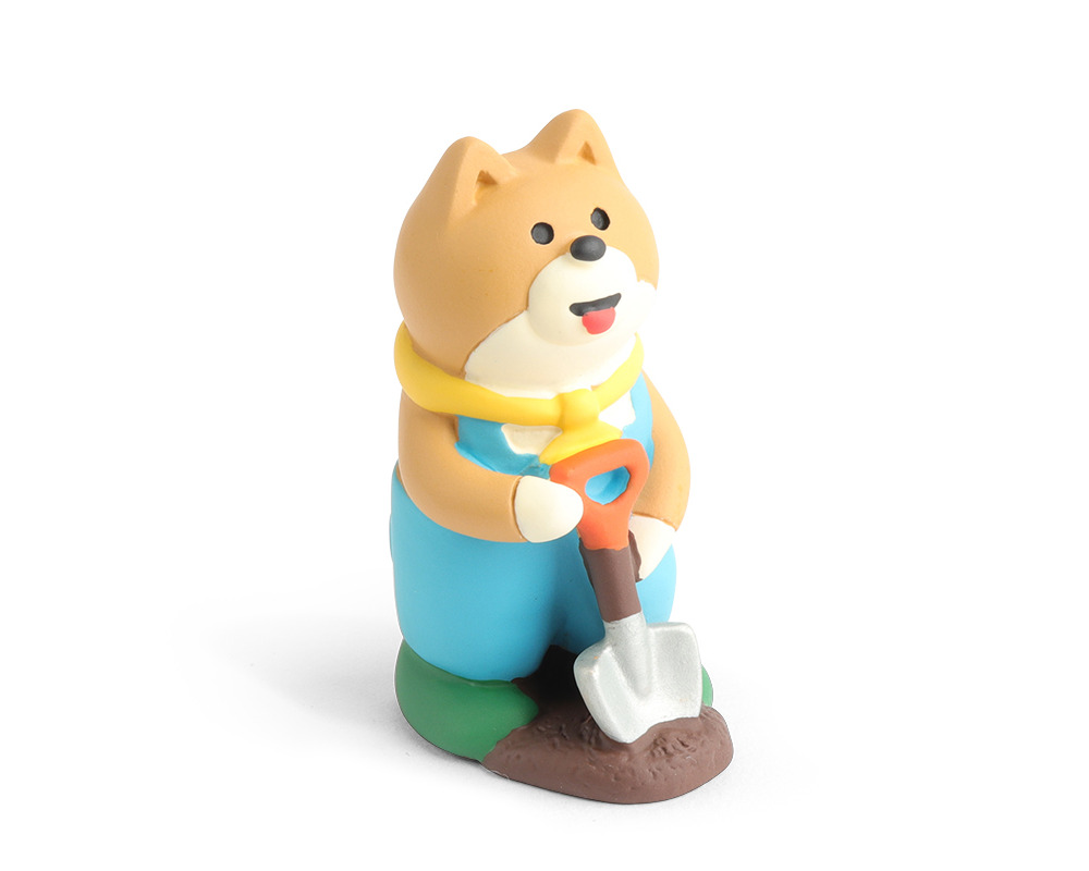 Figurine Dog Farmer