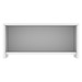 PL208 36" OPEN HUTCH -WHITE