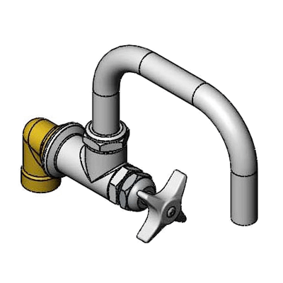 T&S Brass BF-0299-06 Big-Flo Faucet Wall Mount