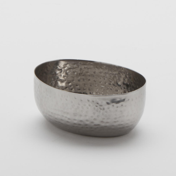 Oval Hammered Sauce Cups
