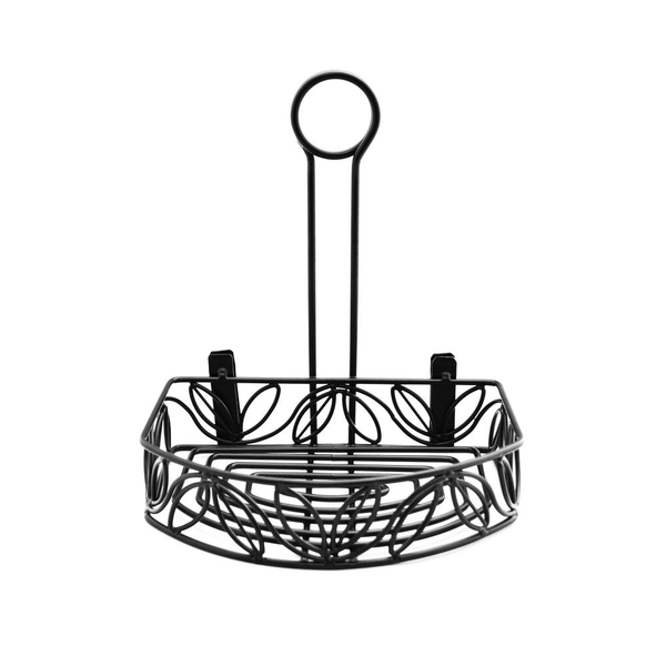 Wrought Iron Semi-Round Condiment Racks