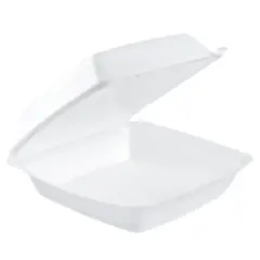 85HT1R FOAM HINGED CONTAINER 1 COMPARTMENT 8-3/8 X 7-7/8 X 3-1/4      200/CS