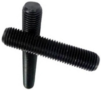 NO. 8" - 32 X 4" FULLY THREADED STRAIGHT ROD ALLOY STEEL 33-39 HRC PLAIN