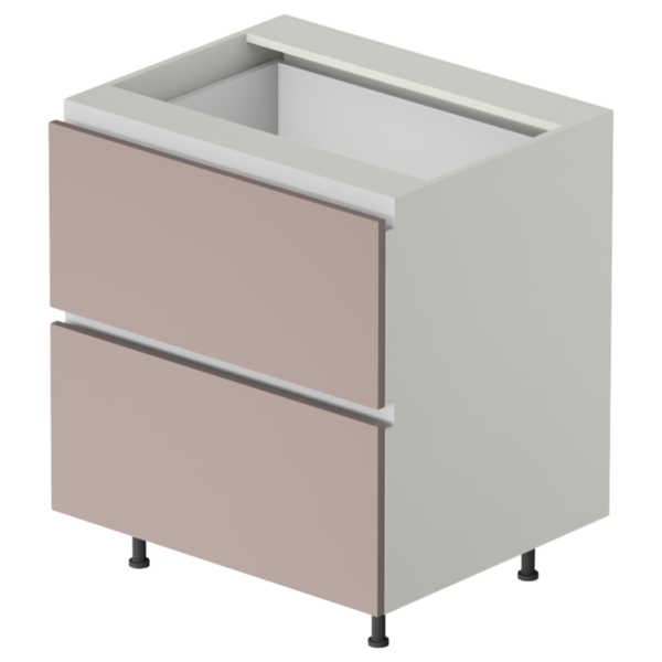 Capri Gola Base 2 Drawers 15" x 34.5" x 23.75"