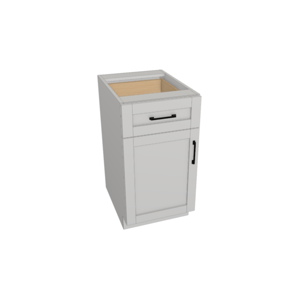 Providence Pure White Box Vanity Base Kit - 18"X 34 1/2”H X 21”D